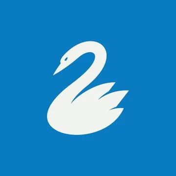 Swan logo Stock Illustration