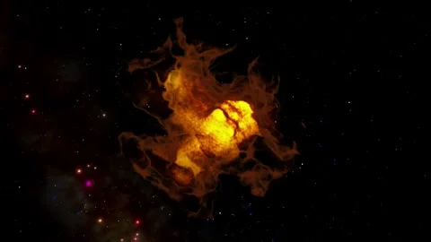 Swan Nebula (Messier 17) - Glowing Pink Stellar Nursery 4K 60fps Vídeos de archivo 340200494