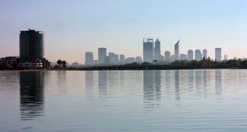 SWAN RIVER PERTH 4K Stock Footage 77646882
