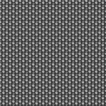 Swan vector art background design for fabric and decor. Seamless pattern Illustrazione stock