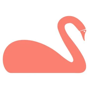 Swan Vector Icon 스톡 일러스트