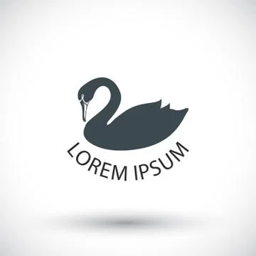 Swan Vector Stock Illustration