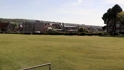 Swanage, grass on hill 스톡 동영상 137926499