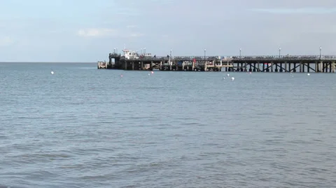 Swanage peir Stock Footage 35245958