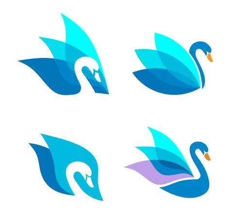 Swans ideas design vector illustration, Stock Illustration