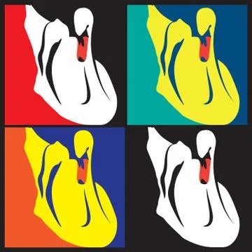 Swans Illustrazione stock