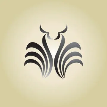 Swans logo 스톡 일러스트
