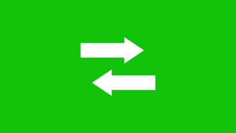 Swap exchange direction arrows transfer process animation Stock Footage 330539555