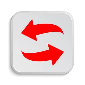 Swap icon. Internet button on white background.. Stock Illustration