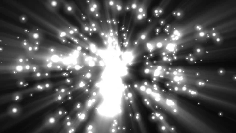 Swarming Swirl Column Quantum Particles Rays Abstract Motion Background Loop 3 Video stock 77972687