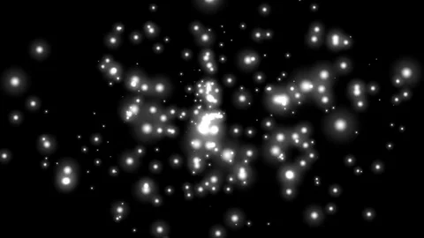 Swarming Swirling Column Quantum Particles Abstract Motion Background Loop 2 Stock Footage 77971098