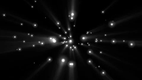 Swarming Swirling Quantum Particles Rays Abstract Motion Background Loop 1 Stock Footage 77971979