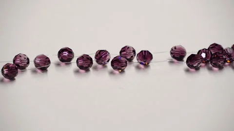 Swarovski beads Stock Footage 149438434
