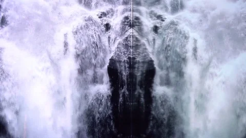 Swarovski Crystals waterfall Stock Footage 84219368