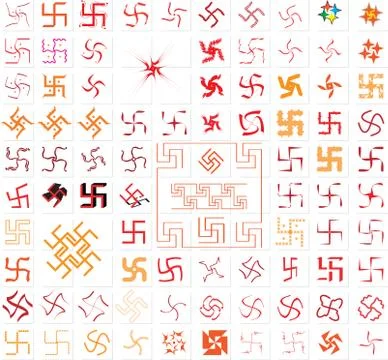 Swastica collection Stock Illustration