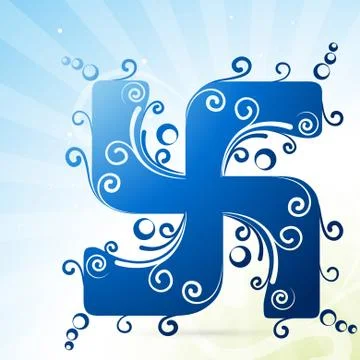Swastik symbol Stock Illustration