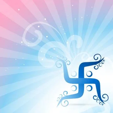 Swastik symbol Stock Illustration