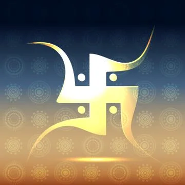 Swastik symbol Stock Illustration