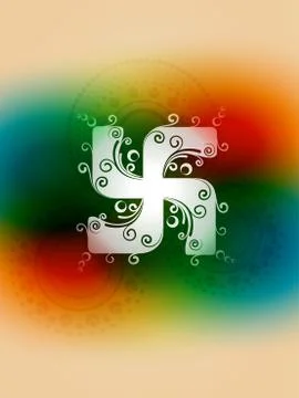 Swastik symbol Stock-Illustration