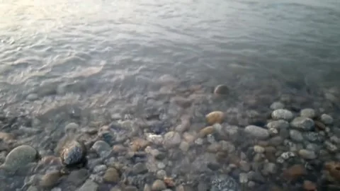 Swat River Rapid Water Flowing Over Rocks in Pakistan Stock Footage 343754224