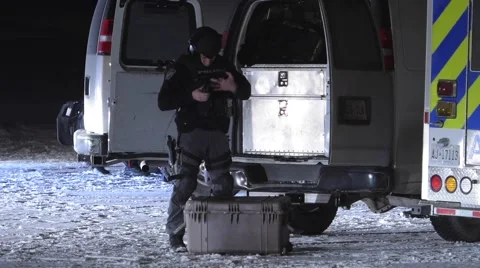 SWAT Tactical Officer 스톡 동영상 59902766