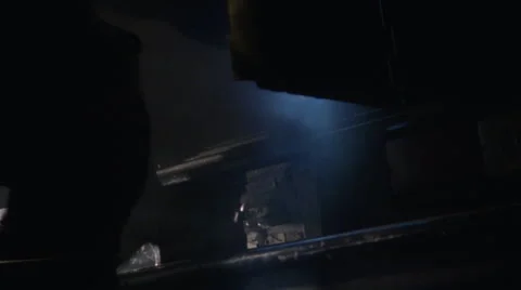 SWAT Team Exits Van Close Up On Boots Stockbeeldmateriaal 45886840