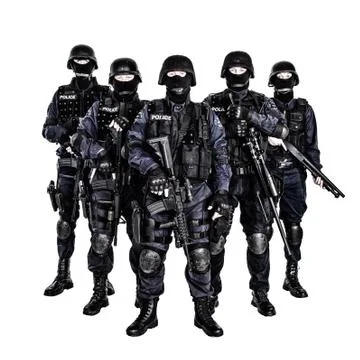 SWAT team Stock Photos