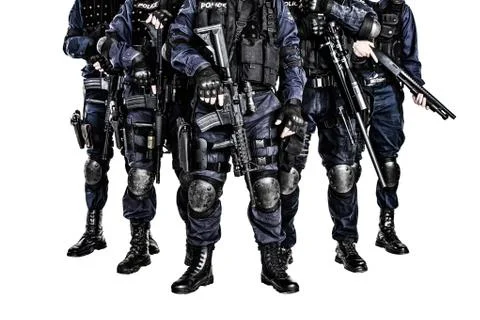 SWAT team Stock Photos