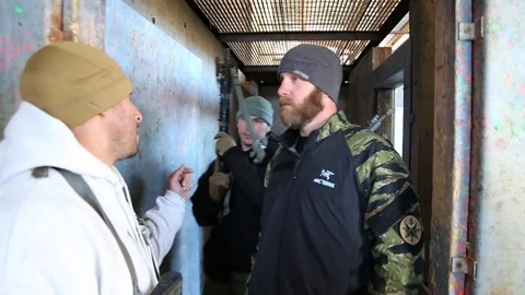 SWAT Trainees Prepare for Exercise Stock Footage 70561655