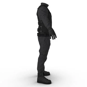 3D Model: SWAT Uniform 6 ~ Buy Now #90657727 | Pond5