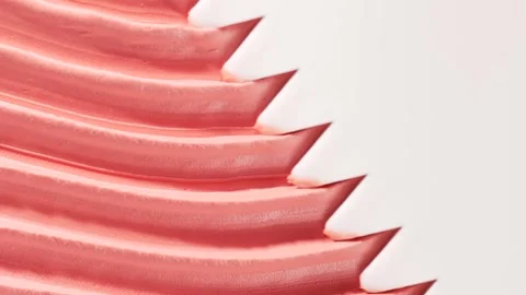 Swatch of cosmetics cream. Waves clay mask texture. Stock Footage 309937441