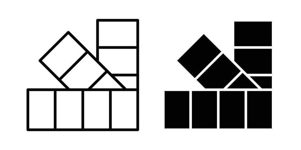Swatch icon or illustration vector symbols Stock Illustration