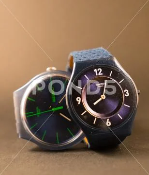 Swatch watch Stock Photos