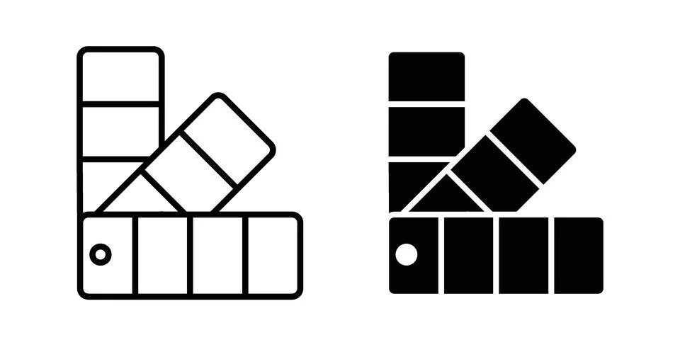 Swatches icon design. Simple Vector illustrations.. Stock Illustration