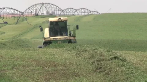 Swather Close Shot Stock Footage 45519457
