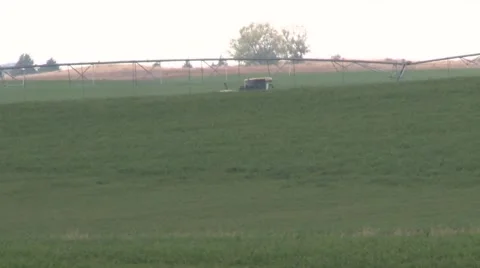 Swather Wide Shot Stock Footage 45519569