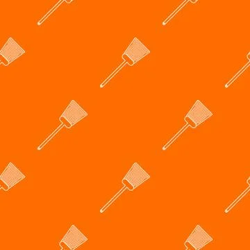 Swatter pattern orange Stock Illustration
