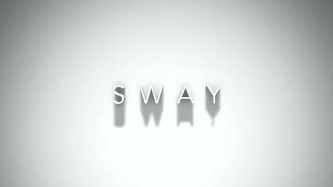 sway 3D title animation with shadows on ... | Stock Video | Pond5