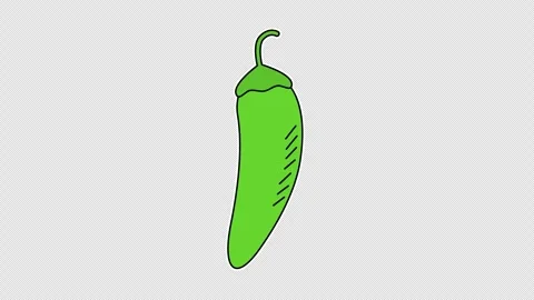 Swaying green chili 스톡 동영상 335398030