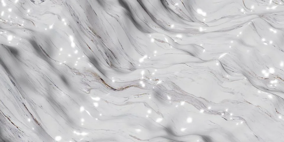 Swaying marble background Abstract wave marble pattern 3d illustration イラスト素材