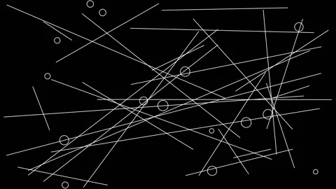 Swaying Within the Turbulence of Anamorphic, Polymeric Layers Stock Footage 239067979