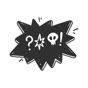 Swear word speech bubble. Vector イラスト素材