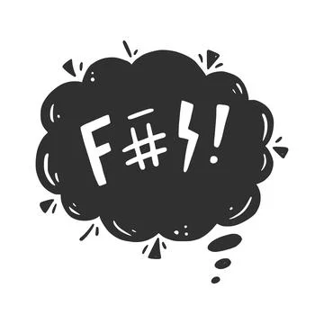 Swear word speech bubble. Vector イラスト素材