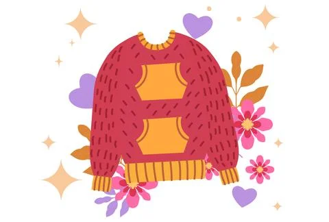 Sweater Concept Illustration Stock-Illustration