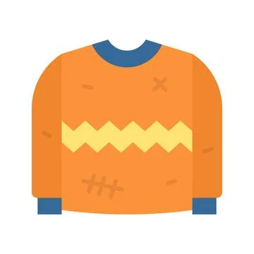 Sweater icon vector image. Stock Illustration