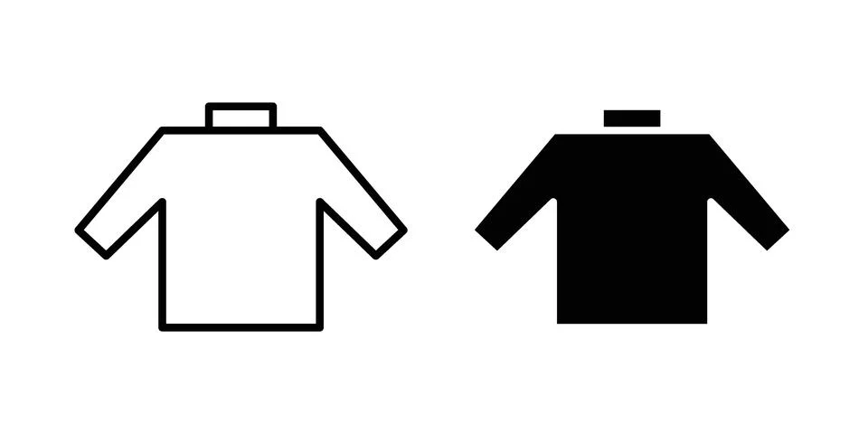 Sweater icon for web projects Stock Illustration