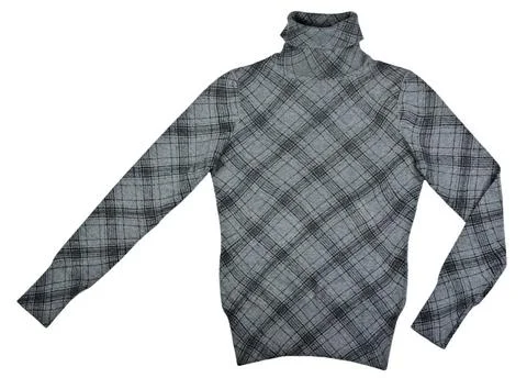 Sweater with a pattern sweater with a pattern isolated on white background... Stock Photos