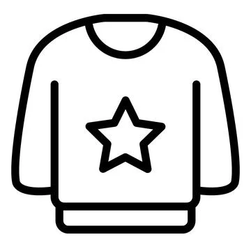 Sweater Vector Icon Design Illustration Stock Illustration