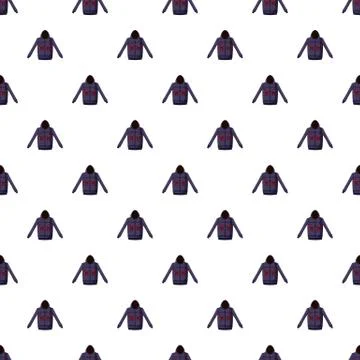 Sweatshirt with deer pattern Stock Illustration
