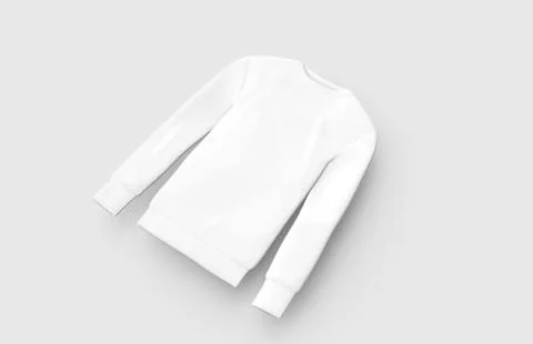 Sweatshirt mockup template Stock Illustration